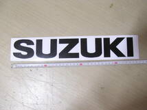 スズキ　SUZUKI　タンク　カウル　ステッカー　デカール　ロゴマーク　黒　大　35cm　かんたん仕上げ　RG　TS　GT　カタナ　GSX　　_画像1