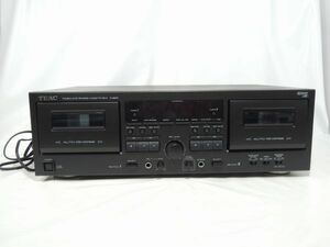 再生確認済み TEAC ティアック W-890R B ダブルオートリバース カセットデッキ リモコン・説明書付き 0308