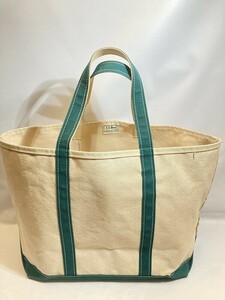 L.L.Bean エルエルビーン トートバッグ キャンバス地 底部幅約43cm 高さ約35.5cm マチ幅約21cm