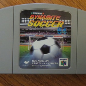 KME13576★N64 ソフトのみ ダイナマイトサッカー64 J.LEAGUE DYNAMITE SOCCER64 起動確認済み クリーニング済み ニンテンドー64の画像1