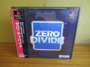 KM6999★PS ゼロディバイド ZERO DIVIDE ケース説明書帯付き 起動確認済み 研磨・クリーニング済み プレイステーション