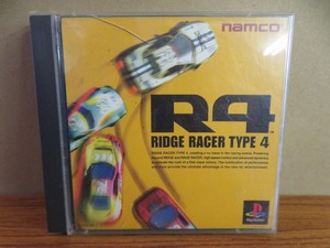 KMG3409★PS R4リッジレーサータイプ4 R4 RIDGE RACER TYPE4 ケース説明書付 起動確認済み 研磨・クリーニング済み プレイステーション