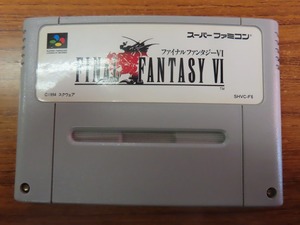 KM7040★SFCソフトのみ ファイナルファンタジー6 FINAL FANTASYⅥ FF6 セーブデータ有り 起動確認済み クリーニング済み スーファミ