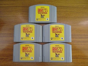 KMH1347★N64 ソフトのみ ドンキーコング64 5本セット DK64 起動確認済み クリーニング済み ニンテンドー64