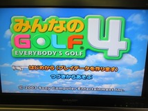 KMG3448★PS2ソフト みんなんのGOLF4 EVERYBODY'S GOLF4 ベスト版 ケース付き説明書無し 起動確認済み 研磨・クリーニング済み_画像7