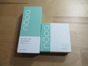 **nopanopa foundation 40g& Puresuto powder 12g unopened goods postage 350 jpy **