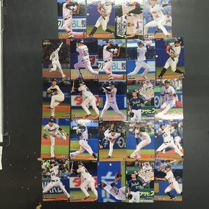  Professional Baseball chip s Tokyo Yakult Swallows card 24 pieces set together Calbee baseball card 