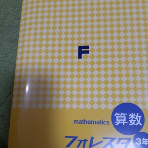 フォレスタ 算数　小3 解答付