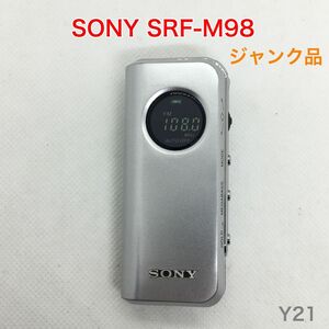 【ジャンク】SONY SRF-M98 小型携帯ライターサイズラジオ ワイドFM対応 ソニー