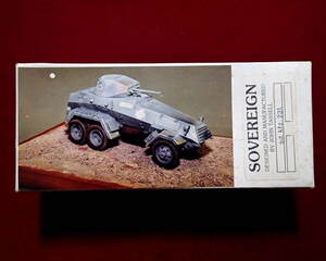 ★ソブリン(SOVEREIGN) 1/35 ドイツ Sd.Kfz 231 6輪装甲車 レジン＆ホワイトメタル製フルキット 希少！(定形外510円他)