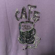 バレンザ VALENZA シャツ 半袖Tシャツ ラインストーン 42 L 紫 パープル (RF-010)_画像4