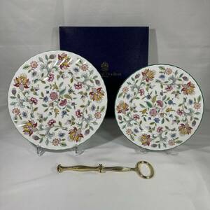 Minton ミントン Royal Doulton ロイヤル ドルトン ハドンホール 2段 ケーキスタンド 食器 洋食器 (RD-011)