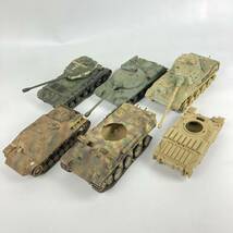 ジャンク 古い タミヤ 1/35 戦車 ボディ 部品 ほか 歩兵 フィギュア プラモデル パーツ など まとめて_画像2