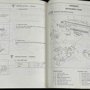 ISUZU IMPULSE (JR)1985 Workshop Manual アメリカ版 いすゞピアッツァ 整備書 JR130 JR120 の画像8