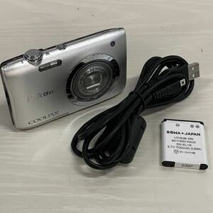 Nikon ニコン デジタルカメラ COOLPIX A100 光学5倍 2005万画素 シルバー A100SL コンパクトデジタルカメラ デジカメ カメラ デジタル　