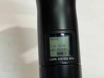 SHURE　UR2-L3HK/SM58　国内正規品　開封未使用品　動作品　美品　擦傷錆汚れ等有り　現状渡し ＊工事設計認証の証明書付_画像5