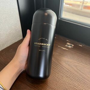 海外限定　スタバ　スターバックス　ステンレスボトル 水筒　タンブラー　360ml ブラック