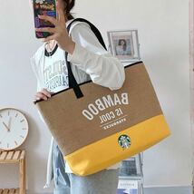 スターバックス海外限定 スタバ日本未発売トートバック　ハンドバッグ 小物入れ_画像3