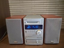 ONKYO オンキョー　X-A7X FR-155AX CD/MD チューナーアンプ コンポ　動作確認済み_画像4