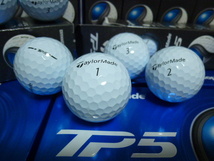 ◆４ダース！2024年 New TP5！新登場/日本正規品【TaylorMade】テーラーメイド New TP5/WH/ホワイト/新品【5層構造】★_画像4