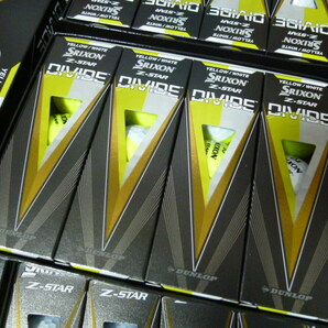 ◆4ダース！2023年！最新◆SRIXON/スリクソン/日本正規品 NEW Z-STAR DIVIDE/イエロー×ホワイト/01・02・03・04◆松山秀樹！の画像6