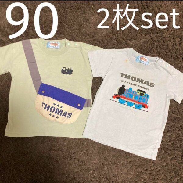 トーマス 半袖Tシャツ 90cm 2枚セット