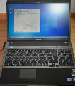 【Sony】VPCF129FJ, ノートPC, Core(TM) i7 CPU Q 740, メモリ8GB, 480GB