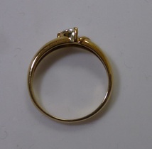 ★本物保証★店頭展示品・新品★Ｋ18/Pt900極上天然ダイヤモンド総計0.29ct 2.83ｇ高級リング _画像7