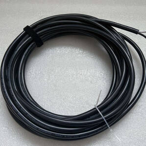 ☆ビニルキャブタイヤ丸形コード 3芯 14AWG(2.08mm2) 3×2.08 10m 黒 ②　管理番号[F1-4034]