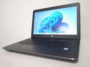 1円～ ※難あり※ 美品 HP ZBook 15 G3 Corei7-6700HQ RAM16G SSD256GB＋HDD1TB (2022-0125-499)