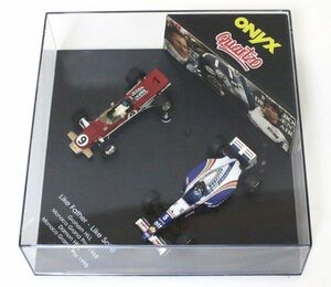 ○ ONYX Quartzo ミニカー デイモン・ヒル グラハム・ヒル モナコGP 1968/1995 限定 LE-6 0066/1440 ○MOF08599　LIKE Father LIKE son!