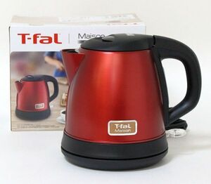 ○ 【未使用】 T-fal ティファール 電気ケトル 1.0L メゾン K1271FJP ワインレッド ○MOF08677