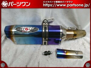 ●中古・美品●18-22 Ninja400用 BEET NASSERT Evolution Type2 スリップオンマフラー●[L]梱包●bo7645