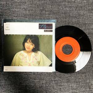 EP record that time thing Watanabe Machiko blue [ the lowest price large amount exhibiting!. summarize shipping OK. ]