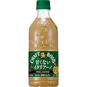 サントリー クラフトボス 甘くないイタリアーノ コーヒー 500ml×24本の画像1