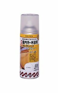 サンデーペイント 屋外木部用ウレタンニススプレ 400mL トウメイ