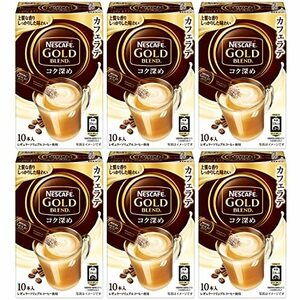 nes Cafe Gold Blend kok deepen Cafe Latte stick coffee 10P×6 box 