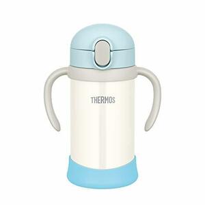 サーモス(THERMOS) まほうびんのベビーストローマグ FJL-350 ブルーホワイト (BLWH) 350ml