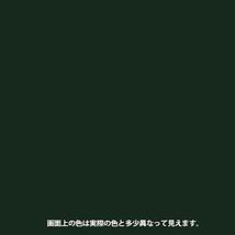 カンペハピオ ペンキ 塗料 水性 つやあり ふか緑 1.6L 水性シリコン多用途 日本製 ハピオセレクト 000176503810_画像5