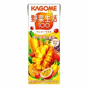 カゴメ 野菜生活100 マンゴーサラダ 200ml×24本