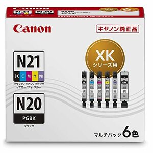 キヤノン Canon 純正 インクカートリッジ XKI-N21(BK/C/M/Y/PB)+N20 6色マルチパック XKI-N21