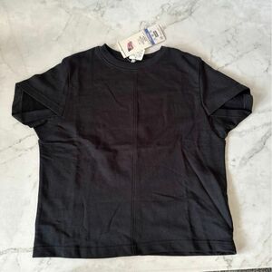 【未使用品】　しまむら　 CLOSSHI 半袖Tシャツ 黒 ブラック コットン Tシャツ Mサイズ