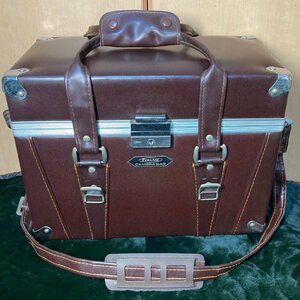 エツミ Etsumi Vintage Camera Bag カメラ ハードケースバッグ ショルダーベルト付属 ブラウン