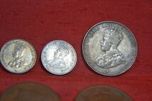 身辺整理・海峡植民地銀貨5枚ヴィクトリア銅貨3枚エドワード銅貨１枚セント4枚_画像4