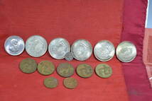 身辺整理・ペルー銀貨7枚アルパカ銅貨7枚_画像1