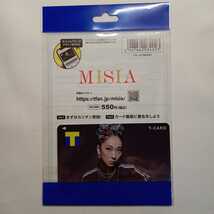 Tカード　MISIA　新品未使用　１枚_画像2