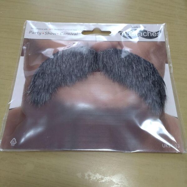 Mustaches 自己粘着 Walrus 付け口ヒゲ, 目新しい, まるで本物 付け顔ヒゲ 大人用, 大人用コスプレアク