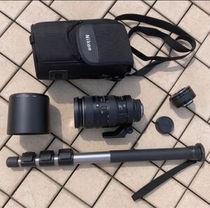 Nikon AF VR-NIKKOR 80-400mm F4.5-5.6D ED VR ＋ ×2テレコン + 一脚 [ジャンク]