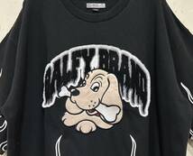 ＊ガルフィー GALFY ロゴ サガラ 刺繍 ファイヤー プリント 半袖Tシャツ トップス 大型犬 　　　　　　 BJBD.C_画像3