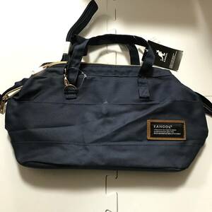  tag equipped Kangol shoulder bag handbag navy 